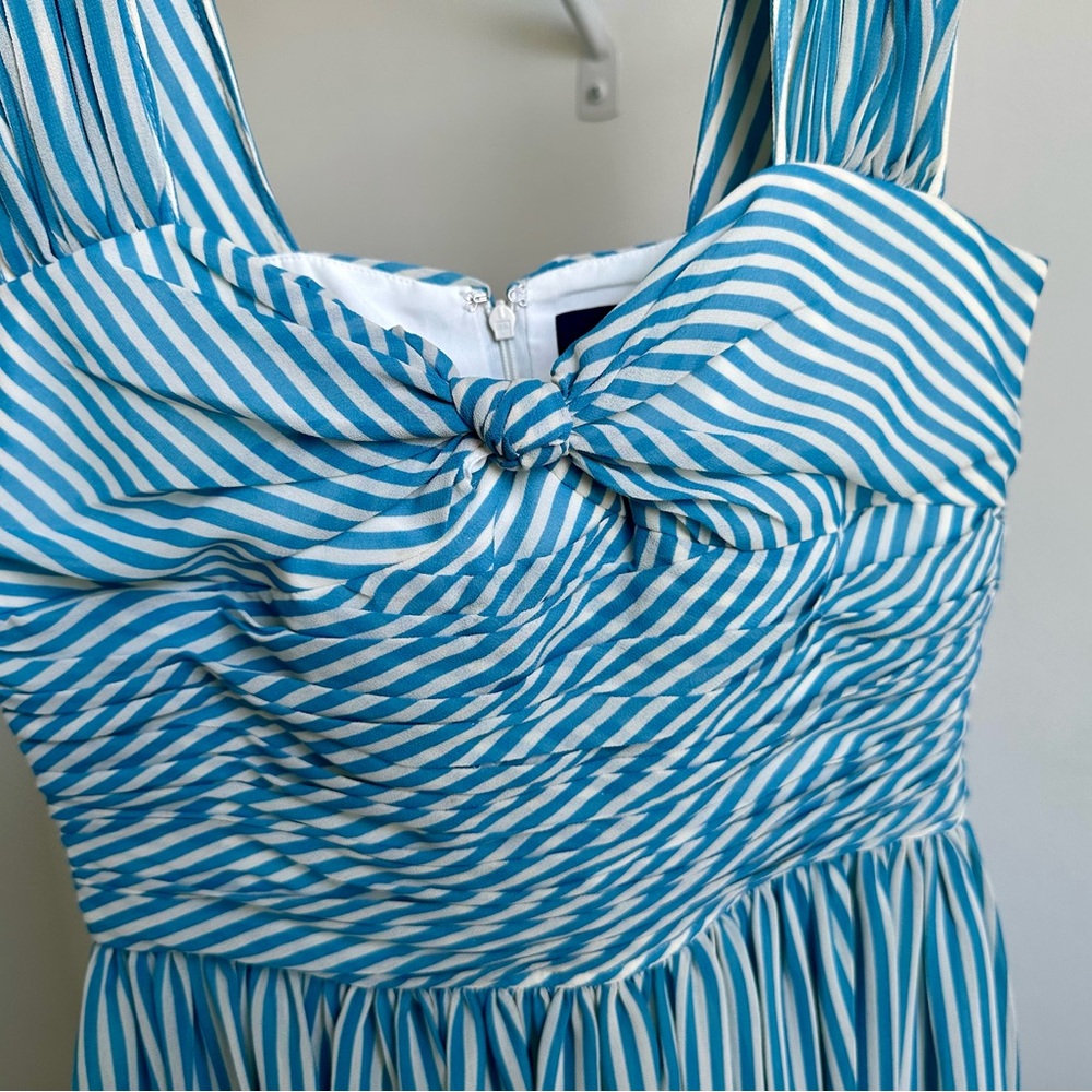 Ralph Lauren Blue and White Striped Dress